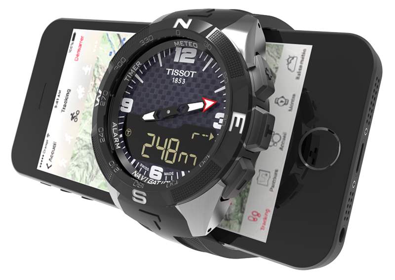 天梭Smart-Touch手表將互聯技術與T-Touch Solar相結合-復刻表