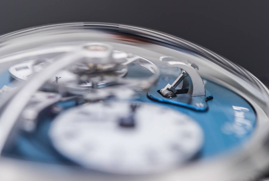 MB&F Legacy Machine 1鉑金腕表配藍(lán)色表盤(pán)-復(fù)刻表