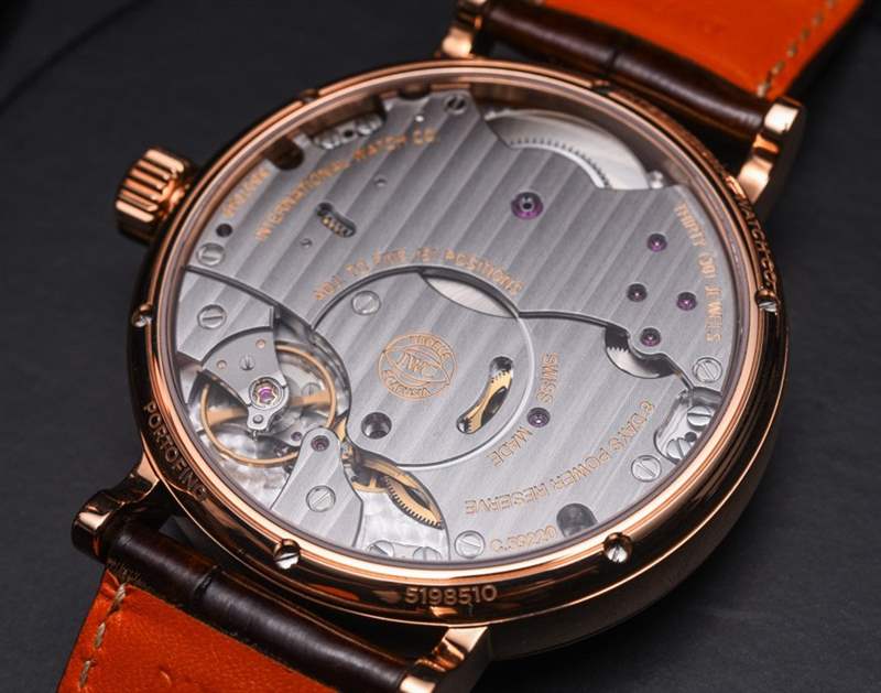 IWC柏濤菲諾手動上鏈星期和日期手表動手-復(fù)刻表