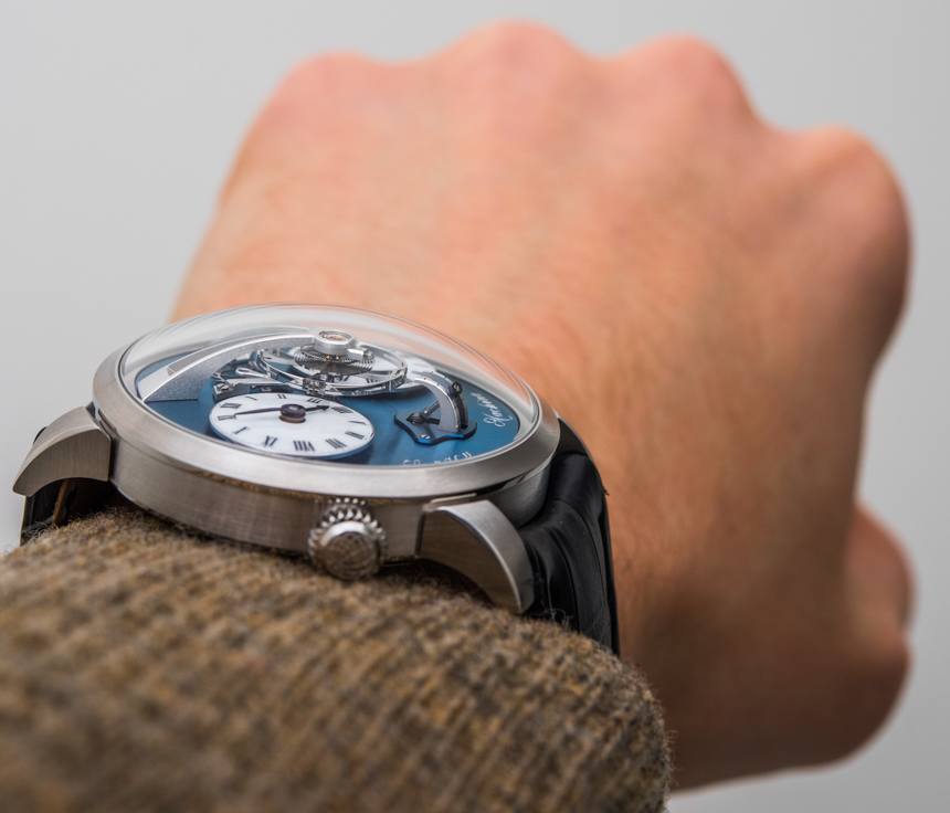 MB&F Legacy Machine 1鉑金腕表配藍(lán)色表盤(pán)-復(fù)刻表