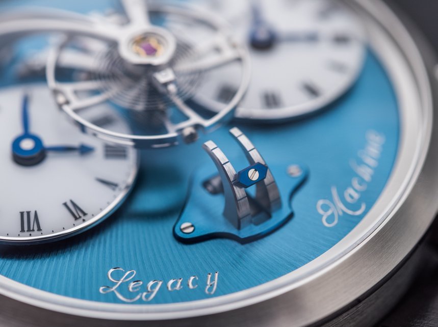 MB&F Legacy Machine 1鉑金腕表配藍(lán)色表盤(pán)-復(fù)刻表