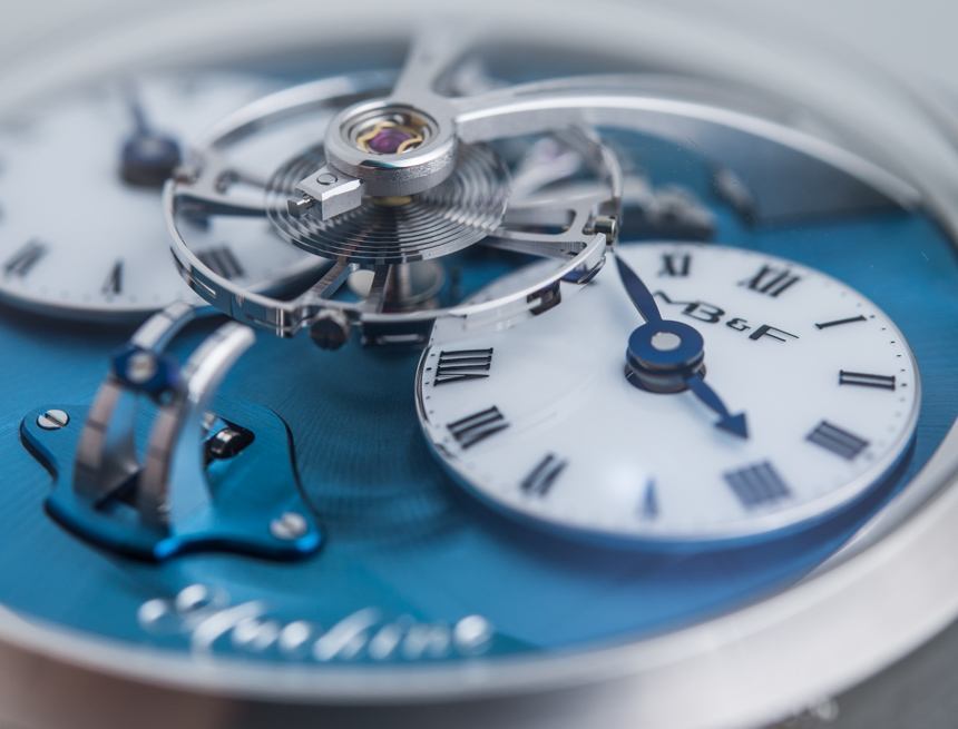 MB&F Legacy Machine 1鉑金腕表配藍(lán)色表盤(pán)-復(fù)刻表