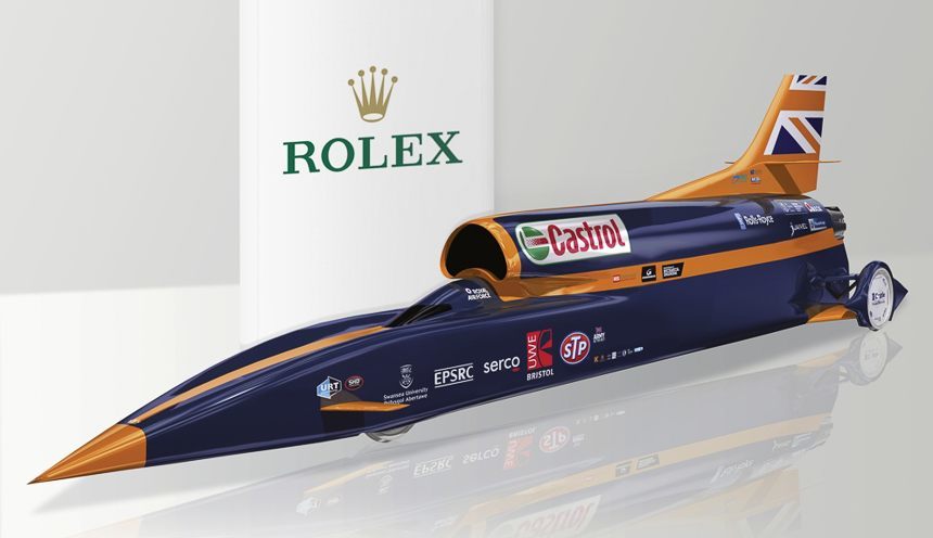 用于Bloodhound SSC 1000 MPH汽車的勞力士計時碼表和車速表:這就是現(xiàn)代勞力士儀表盤儀表的樣子-復(fù)刻表