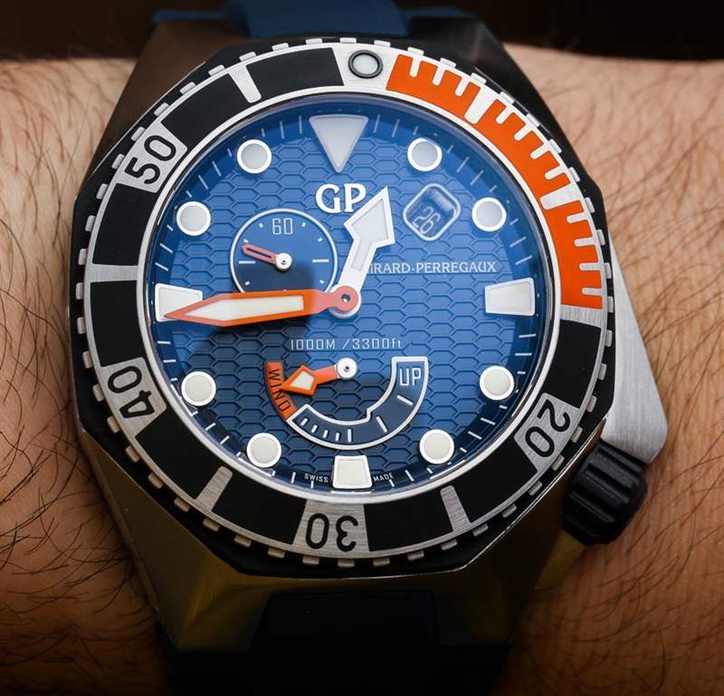 芝柏Sea Hawk藍色腕表上手-復刻表