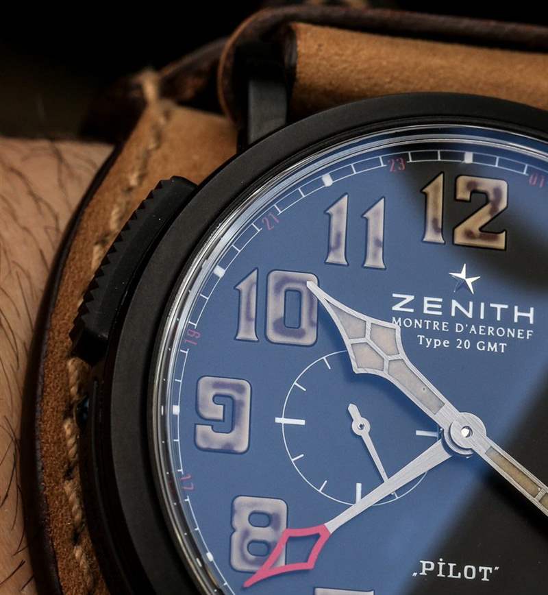 真力時Pilot Montre d'Aeronef Type 20 GMT 1903手表上手-復(fù)刻表
