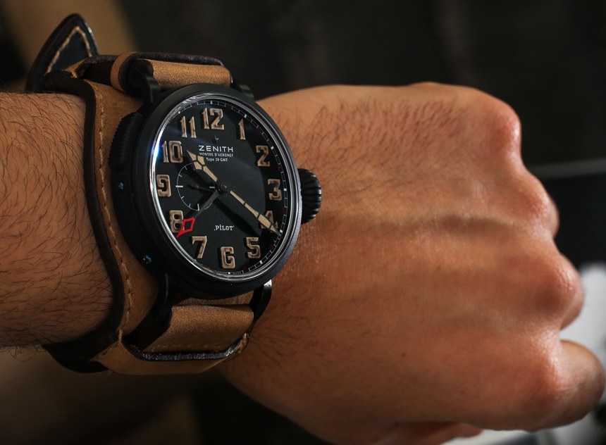 真力時Pilot Montre d'Aeronef Type 20 GMT 1903手表上手-復(fù)刻表