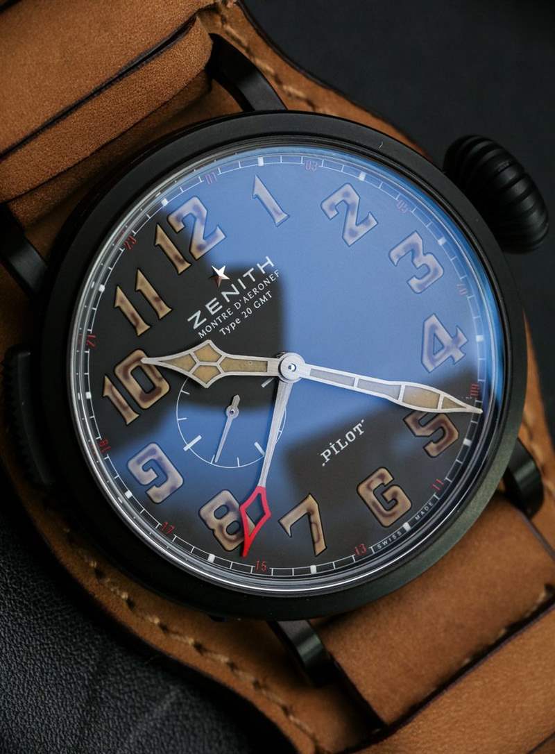 真力時Pilot Montre d'Aeronef Type 20 GMT 1903手表上手-復(fù)刻表