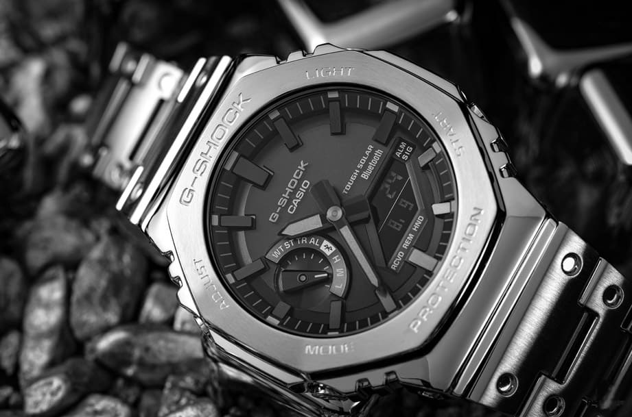 評點G-SHOCK“全金屬”農家橡樹GM-B2100運動表-復刻表