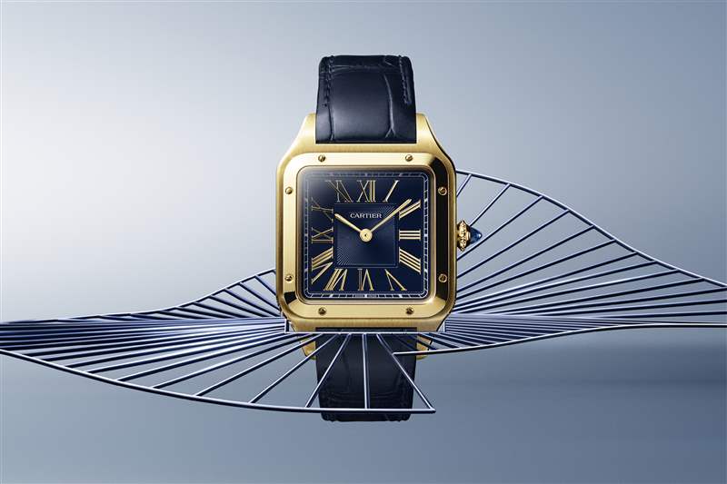 推出三種貴金屬材質的卡地亞山度士桑托斯Dumont XL-復刻表