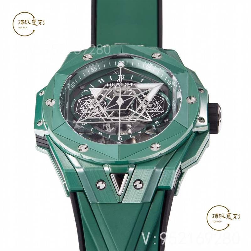 BBF廠宇舶大爆炸刺青二代綠色陶瓷腕表評測,和zf廠刺青有區(qū)別嗎-復(fù)刻表