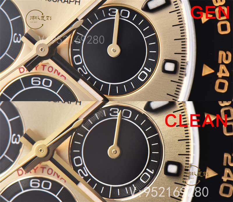 勞力士4130機(jī)芯余文樂迪通拿復(fù)刻表那個(gè)廠做的最好,BT廠和C廠對(duì)比那個(gè)更接近正品-復(fù)刻表