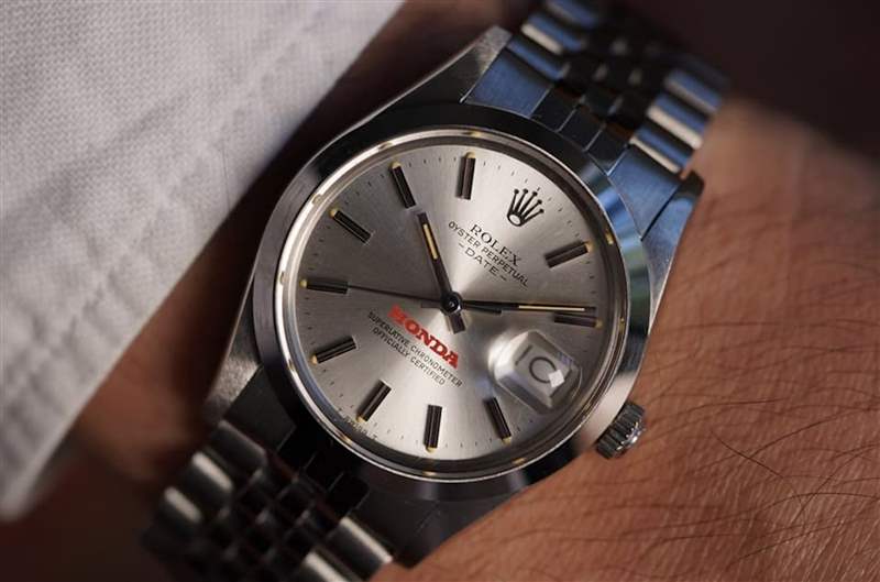 Rolex Oyster Perpetual Date 15000(Source:Wind Vintage) ROLEX|近日一只勞力士古董OP手表貴同款逾5倍高價皆因這Logo!-復刻表
