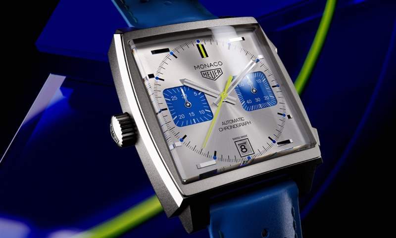 法國賽車藍(lán)來了，TAG Heuer Monaco計時碼表限量新色亮相-復(fù)刻表