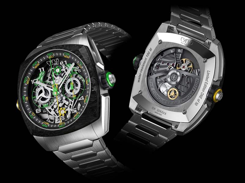 圖片來源:CYRUS 瑞士表廠CYRUS特立獨(dú)行新作大玩復(fù)雜功能可同步測量兩個(gè)時(shí)段-復(fù)刻表