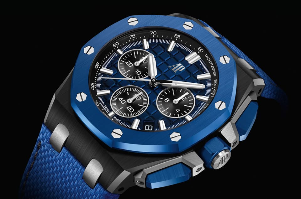 愛彼同步釋出兩款皇家橡樹離岸型自動上鏈計時碼表異材質搭配造型吸睛-復刻表