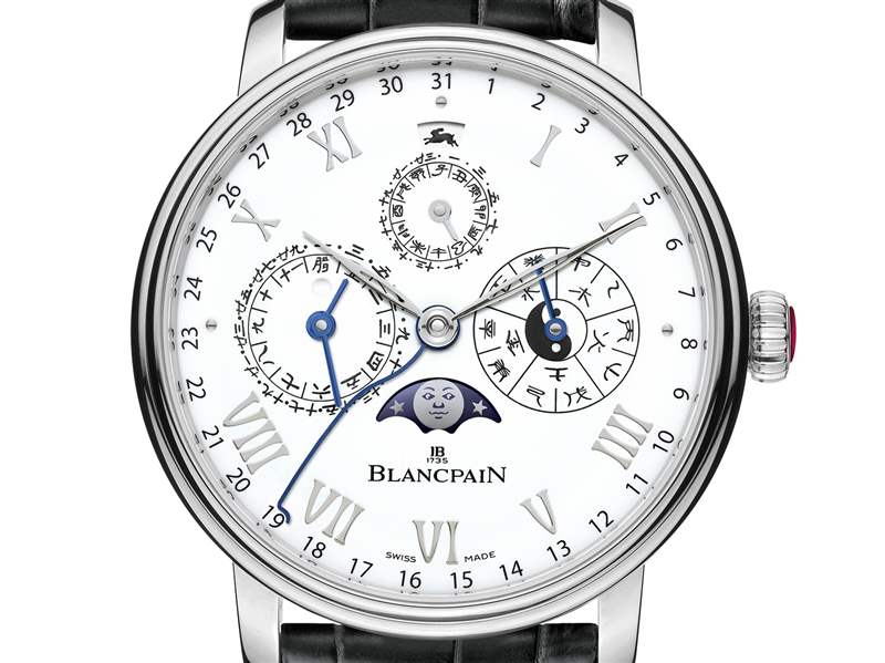 寶珀推出Villeret Calendrier Chinois Traditionnel中華年歷「寶兔」限量腕表-復刻表