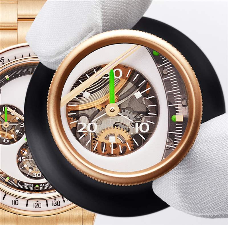 Maroon 5主音改裝Daytona勁有Taste！霓虹綠鏤空勞力士極具觀賞性-復刻表