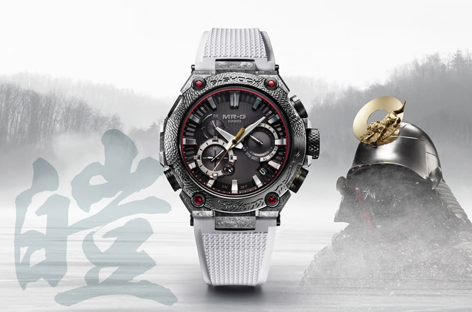 G-SHOCK旗艦系列MR-G新作「沖擊丸」再度以武士頭盔為靈感展現勇猛氣勢-復刻表