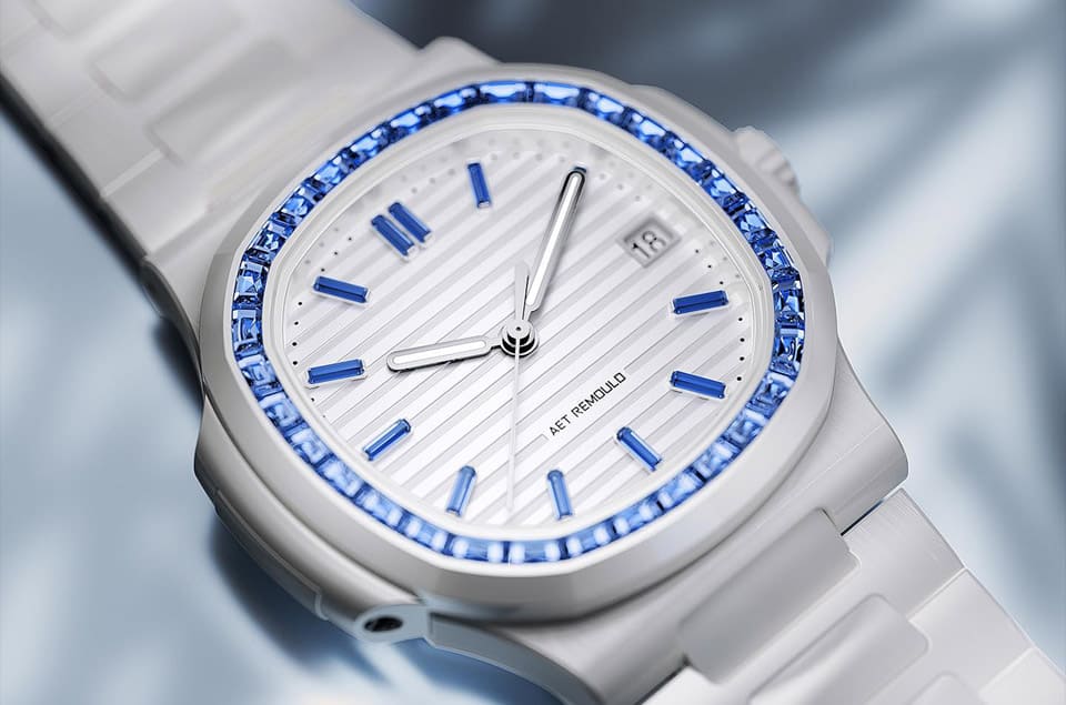 「白陶瓷搭彩色寶石」百達(dá)翡麗金鷹5711掀起高級運(yùn)動表奢華風(fēng)-復(fù)刻表