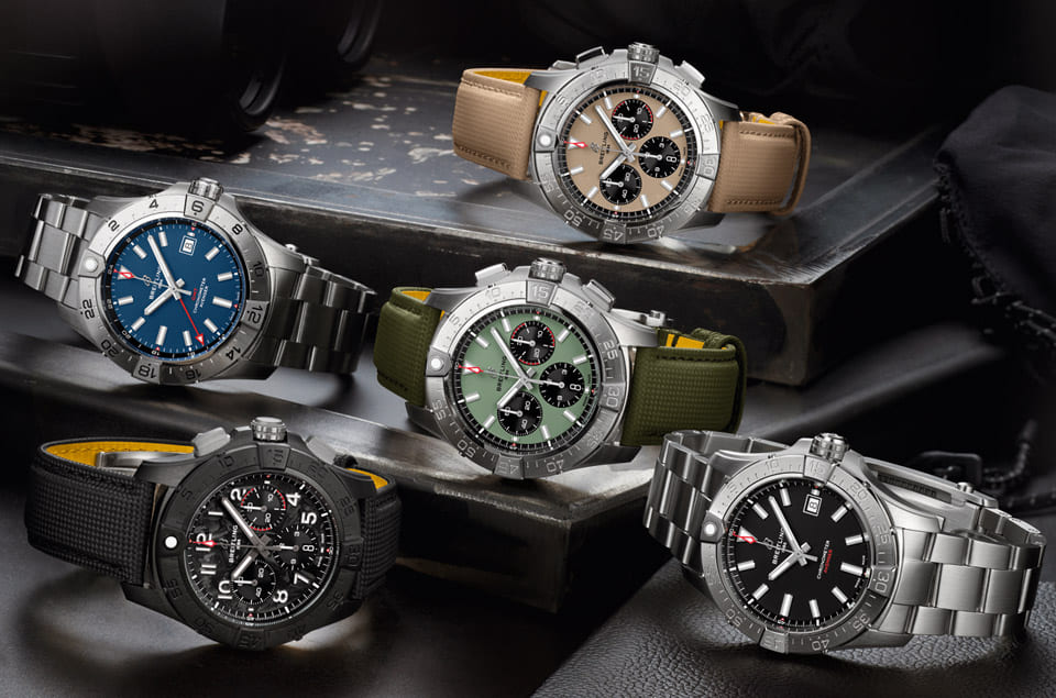 百年靈Avenger復仇者系列新品登場計時、世界時區(qū)到三針一應俱全-復刻表