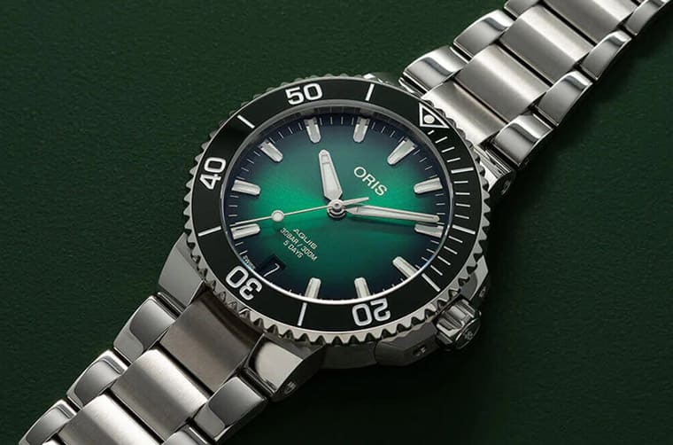 「10萬元陶瓷圈綠水鬼」萬寶龍1858 Iced Sea與ORIS Aquis比較-復刻表