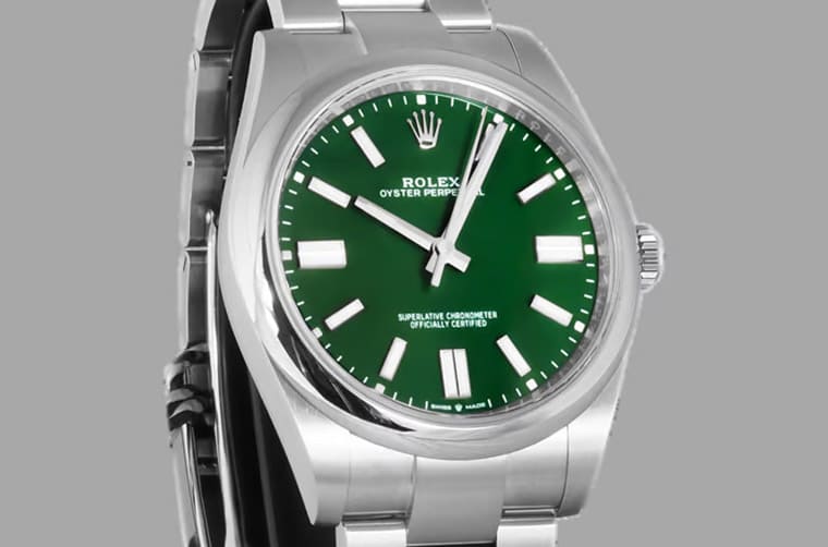 勞力士Oyster Perpetual綠漆面、彩色氣泡面各型號原廠價格與最新行情（2023年11月更新）-復刻表