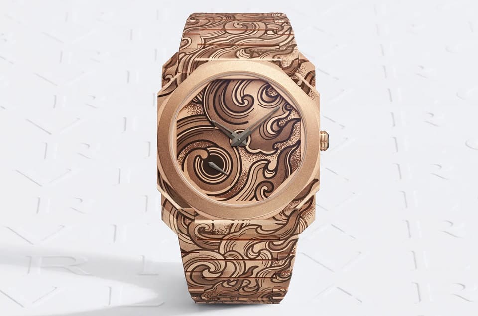 寶格麗三度與知名藝術家合作「超薄刺青表」只在這家店獨賣-復刻表