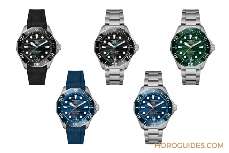 潛水猛將升級! TAG HEUER推出全新Aquaracer Professional 300日期腕表與GMT腕表-復(fù)刻表