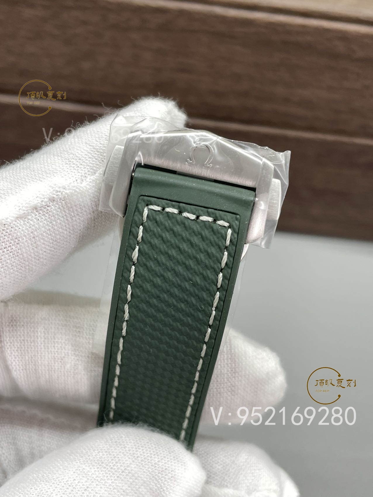 VS廠歐米茄新品海馬600m系列手表綠圈磨砂盤,型號215.32.44.21.06.001-復刻表