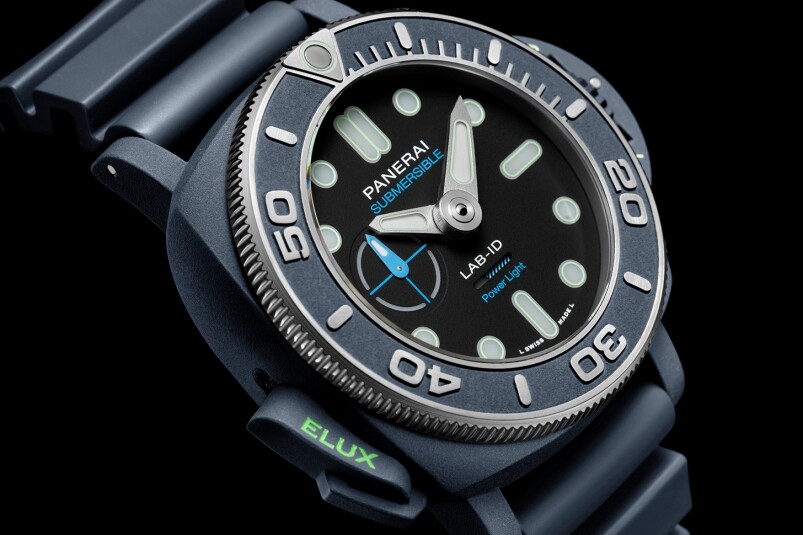 夜光功能新高度！ Panerai全新Submersible Elux LAB-ID腕表 以純機(jī)械一鍵開(kāi)關(guān)發(fā)光系統(tǒng)-復(fù)刻表