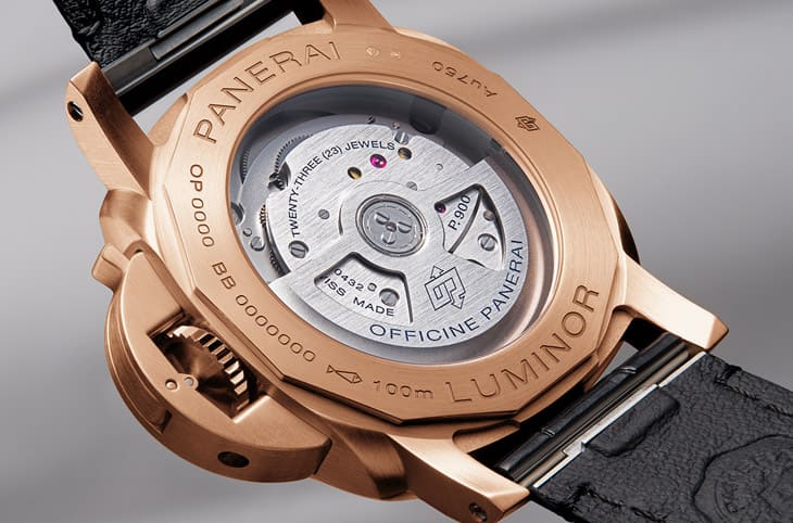 沛納海Luminor PAM01641改以Goldtech紅金搭配實用兩地時間功能-復刻表