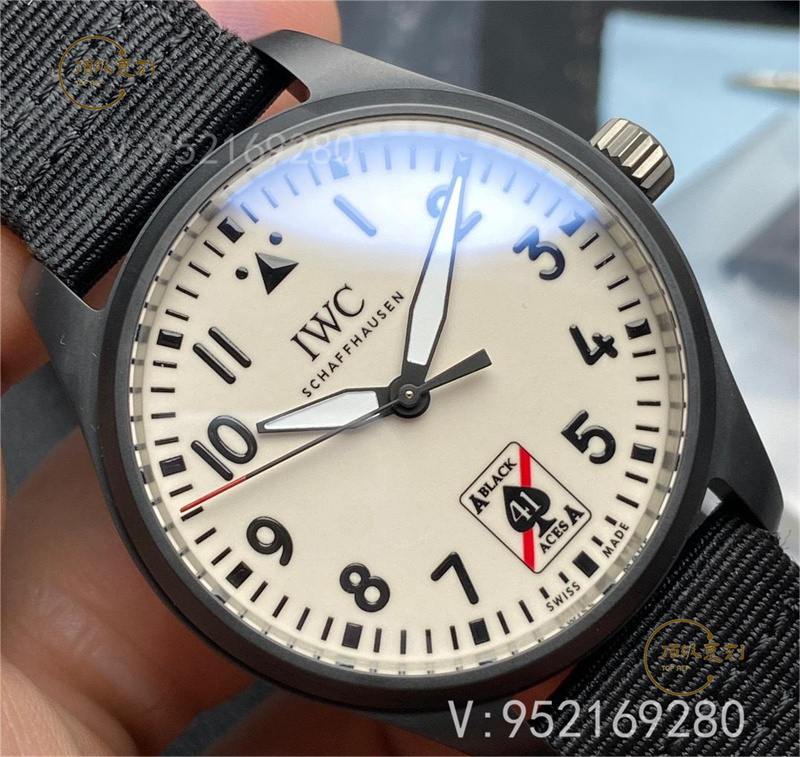 M+廠萬國馬克飛行員黑桃A超級夜光表如何,表盤夜光對版嗎-復刻表