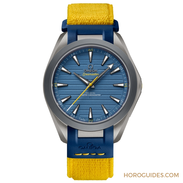 超輕鈦金！ OMEGA為奧運(yùn)金牌得主Armand Duplantis推出新款Seamaster Aqua Terra Ultra Light-復(fù)刻表