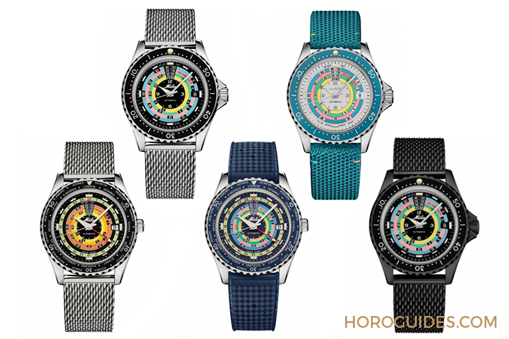 漆黑中的復(fù)古“彩虹圈”! MIDO再度推出Ocean Star Decompression Timer 1961復(fù)刻限量版-復(fù)刻表