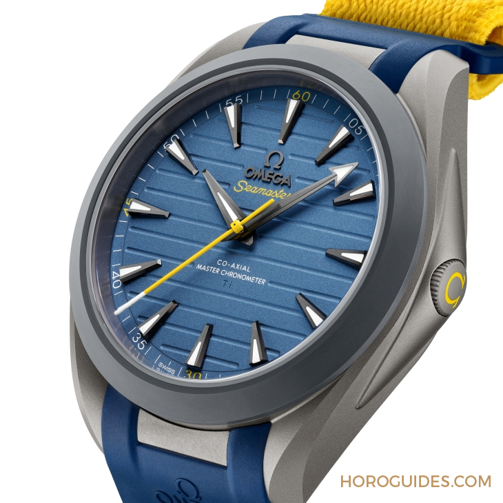 超輕鈦金！ OMEGA為奧運(yùn)金牌得主Armand Duplantis推出新款Seamaster Aqua Terra Ultra Light-復(fù)刻表