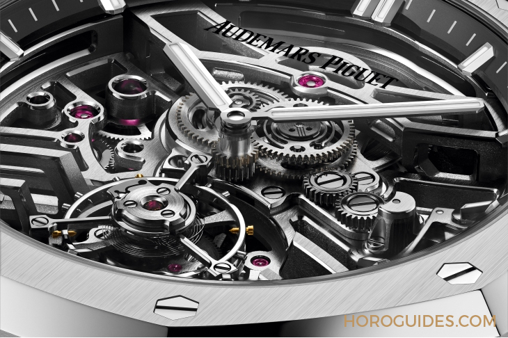 愛彼Royal Oak自動上鏈飛行陀飛輪鏤空腕表:技術(shù)與藝術(shù)的融合-復(fù)刻表